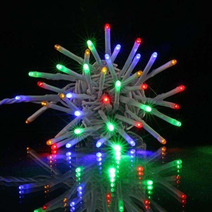 Guirlande Lumineuse - Multicolore - 120 LED - 12m - 8 Fonctions - Extérieur