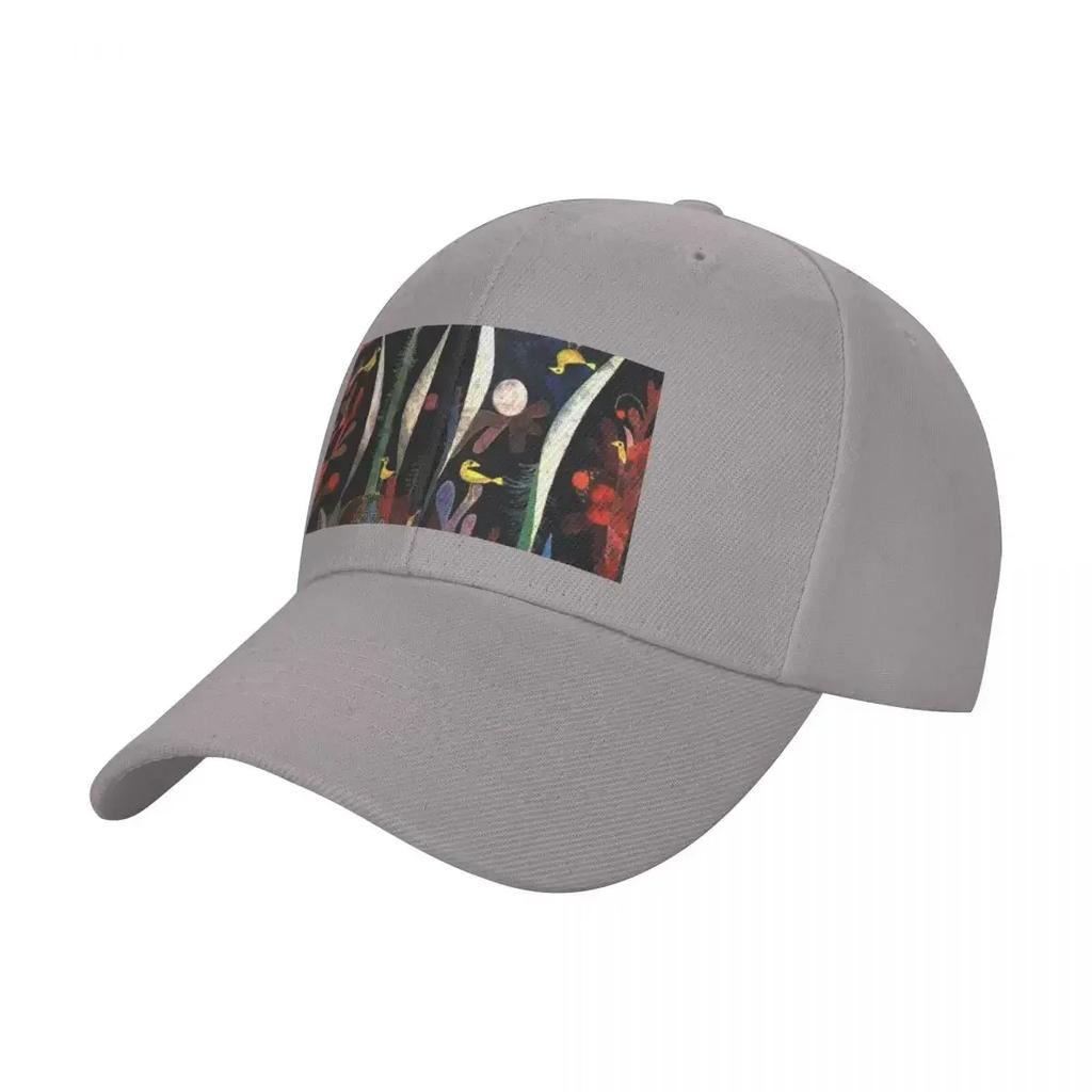 Landscape With Yellow Birds Paul Klee Expressionism Baseball Cap Trucker Cap Fishing Hat Mens Big Size Hat Mens Tennis Womens