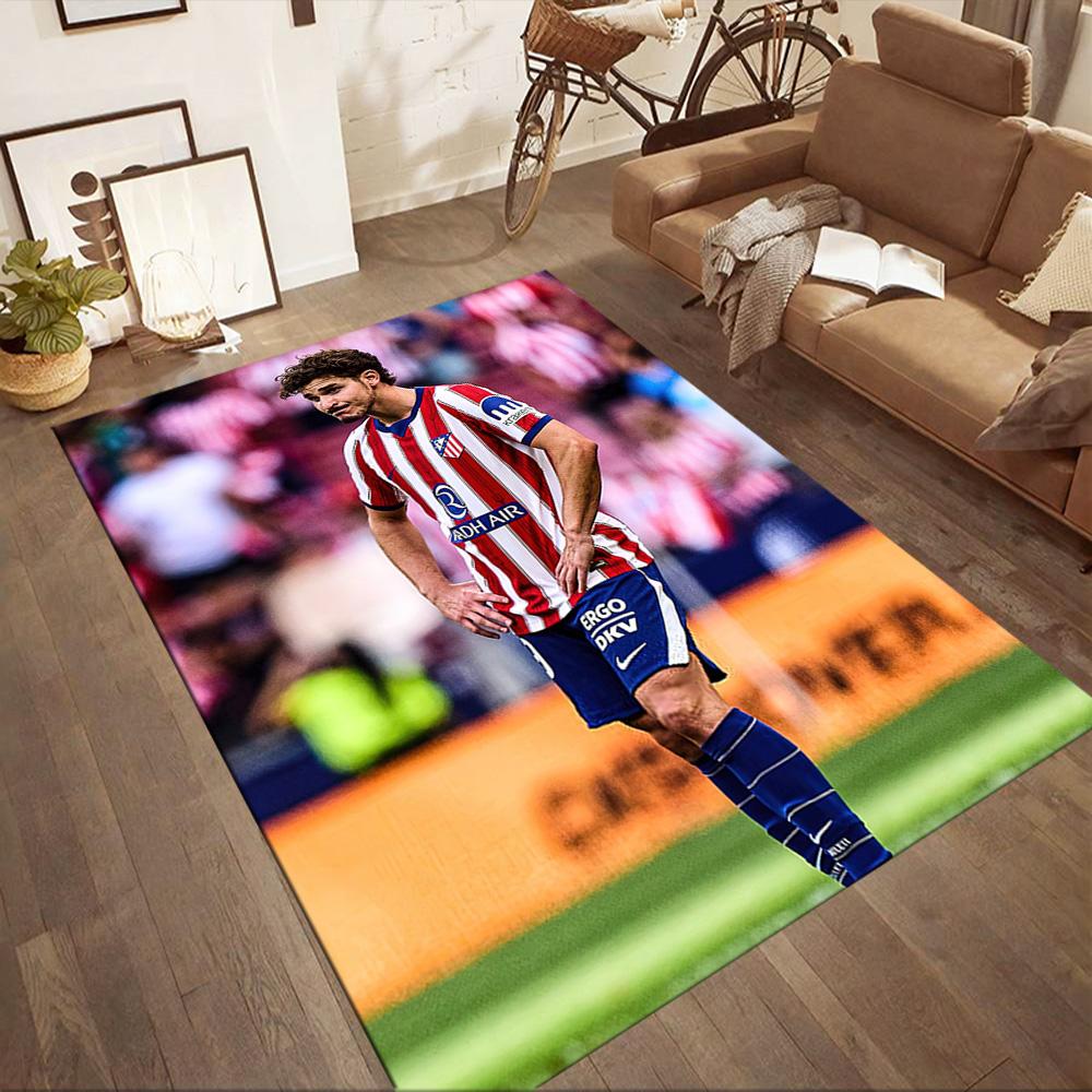 Atletico Madrid Floor Mat Suitable For Study Room Dining Room Game Room Playrooms Antislip Rug Office Home Decor Birthdaychristmas Gift