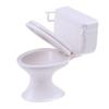 Charming Dollhouse Furniture Display Model Vintage Bathroom Toilet Miniature Toys