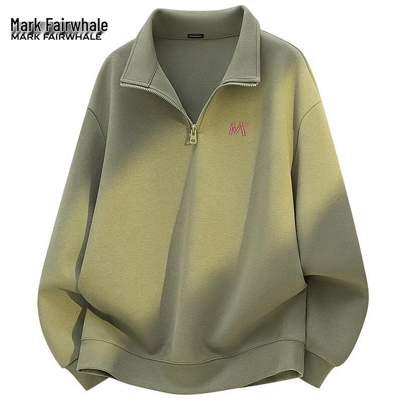 

Mark Fairwhale Men s Stand Collar Half-Zip Sweatshirt 3XL