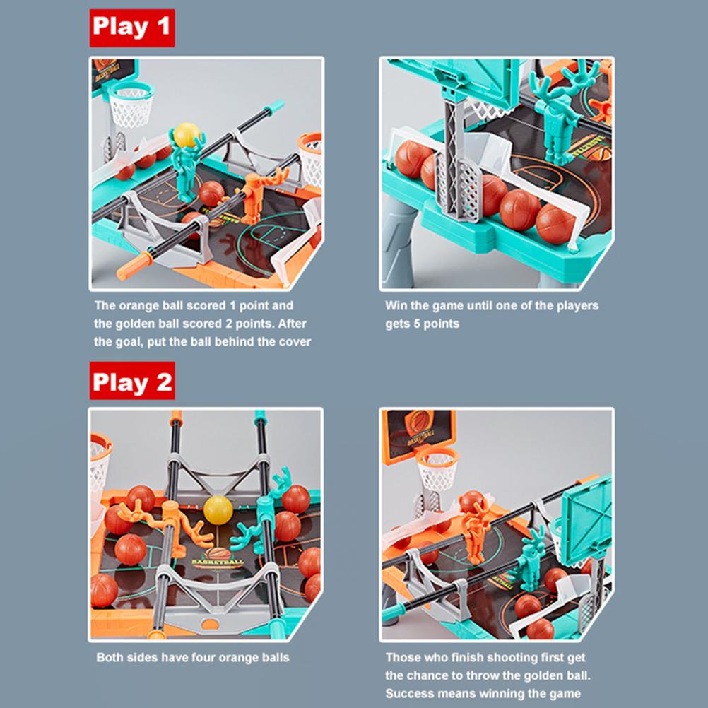 Kids Gaming Foosketball Game Children"s Basketball Game Parent Child Interactive Game Double