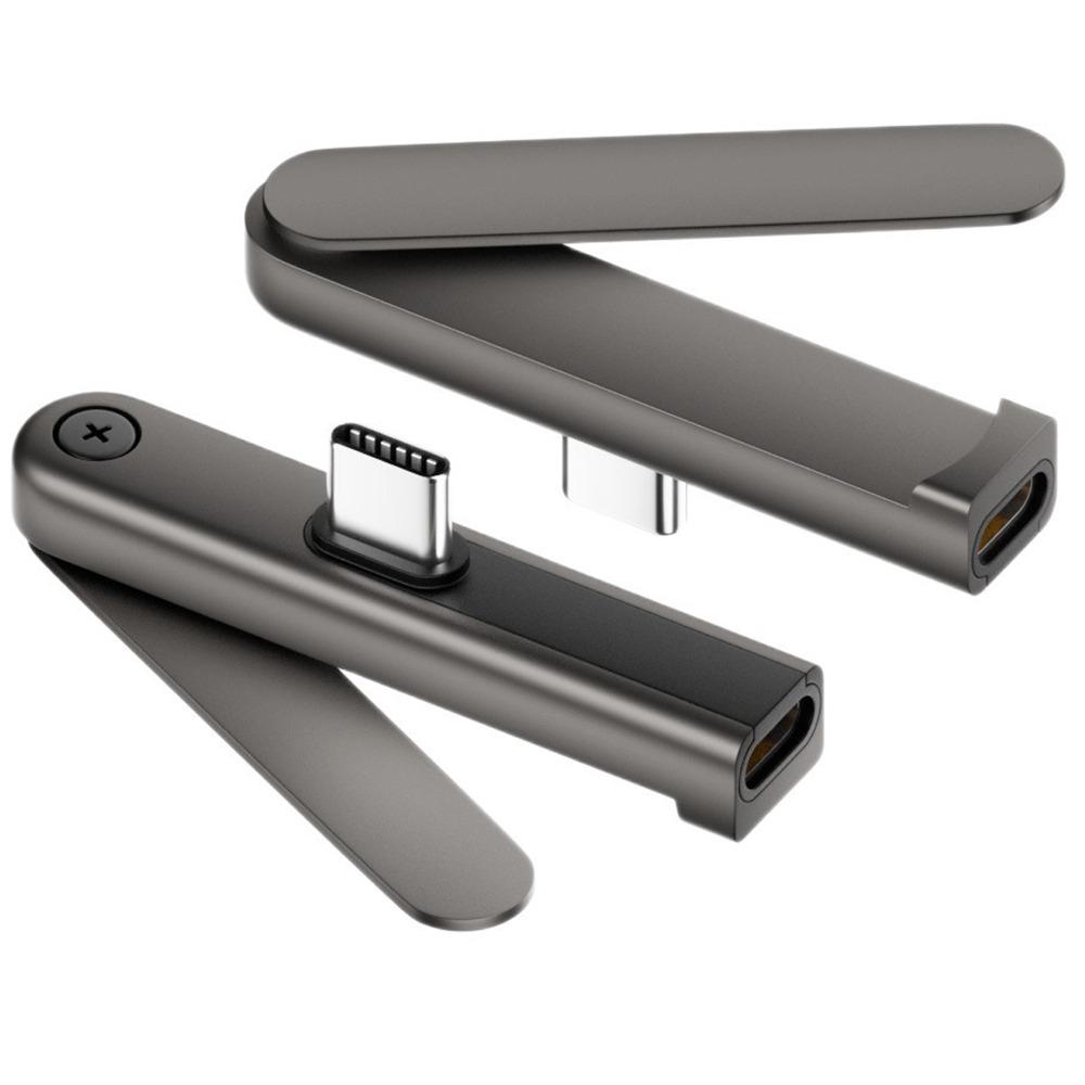 

PD 240W Foldable Phone Stand Data Transmission 2 in 1 Tablet Kickstand Fast Charging Aluminum Alloy e-Reader Bracket Data Sync