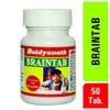 Baidyanath Asli Ayurved Braintab 50 Tablet Pack of 4 Natural Brain Support for Focus and Memory Enhancement