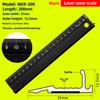 Multifunctional Aluminum Alloy Ruler: Stainless Steel, Cutting, and Protective Features
