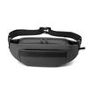 1 Men's Multifunctional Sports Waist Bag - Multi-layer Zipper Closure, Adjustable Chest Bag, Sports Style Crossbody Bag