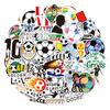 50 Pcsset Football Soccer Graffiti Stickers For Laptop Phone Luggage Notebook Decal Decoration Scrapbook Sticker Kids Gift