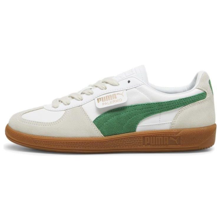 

Puma Palermo Leather White Archive Green Gum Unisex Sneakers 396464-07 EU 41 бежевый/зелёный
