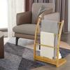 3-Tier Bamboo Towel Rack Freestanding Bathroom Floor Drying Rack Stable Multifunctional Storage Organizer for Home Bedroom