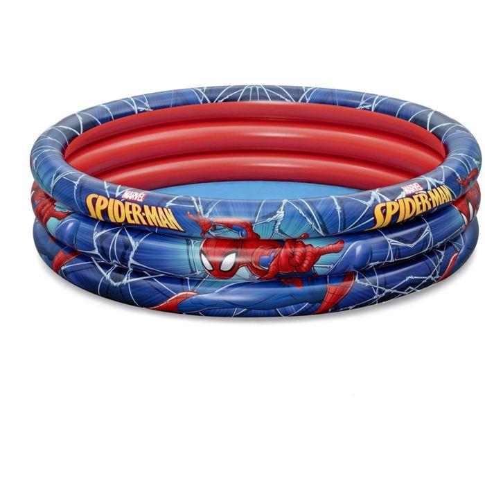 Inflatable Pool - Bestway - Spider Man - 122x30 Cm - Vinyl - For Children Over 2 Years