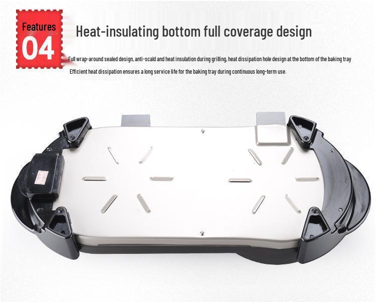Popular Dual-Control Shabu-Shabu & Grill Electric Pan: Intelligent Temp Control, Multifunctional BBQ & Pot