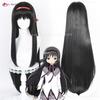 Anime Wigs Akemi Homura Cosplay Wig 90cm Long Black Twisted Braid Hair Halloween Women Party Wigs + Wig Cap