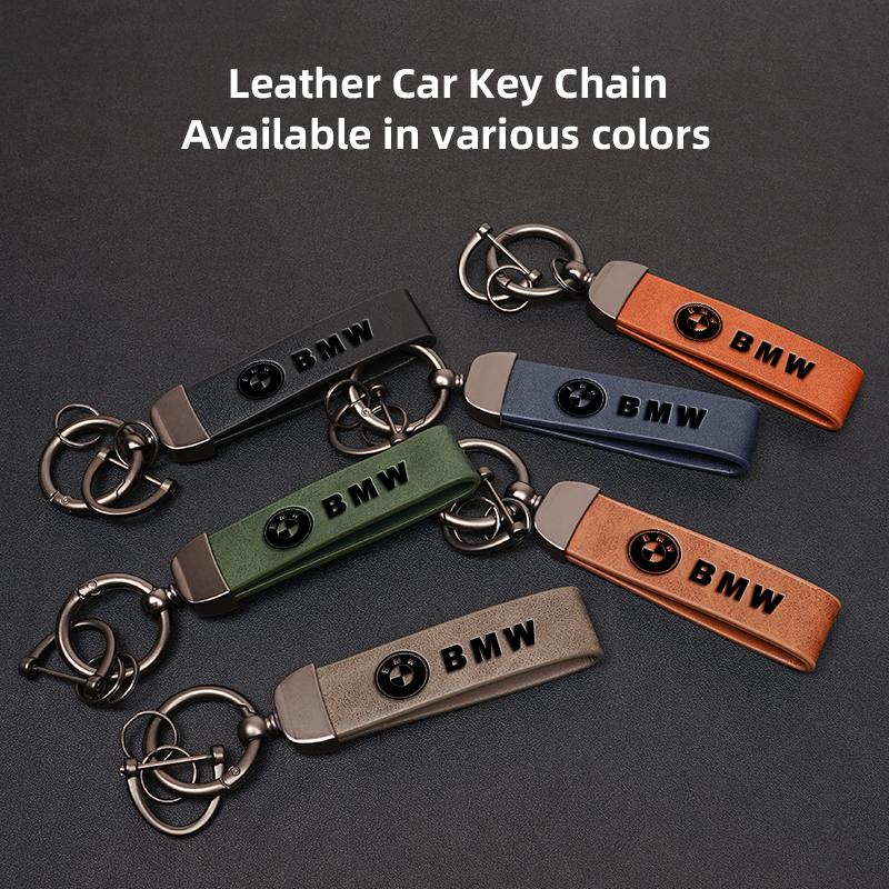 Car Key Chain Keyring Leather Key Metal Buckle For BMW G80 G06 G07 G42 G14 G15 G16 F82 F20 F21 F83 M2 M3 M4 M5 M8 F95 / Stickers wszp91