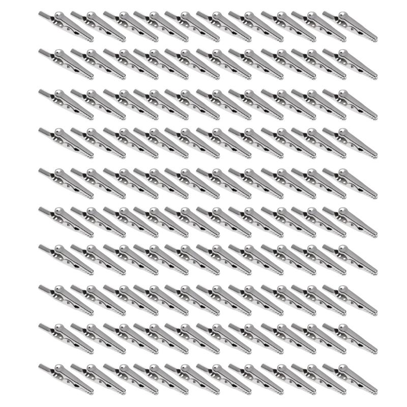 10A 4mm Alligator Clip Large Opening Insulated Electrical Test Clamps Suitable for Banana Plugs Socket