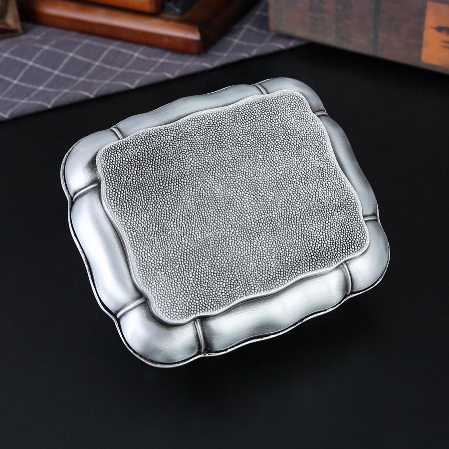 Metalen creatieve Europese retro vierkante juwelendoos high-end kleine oorstekers armband opbergdoos verpakkingdoos