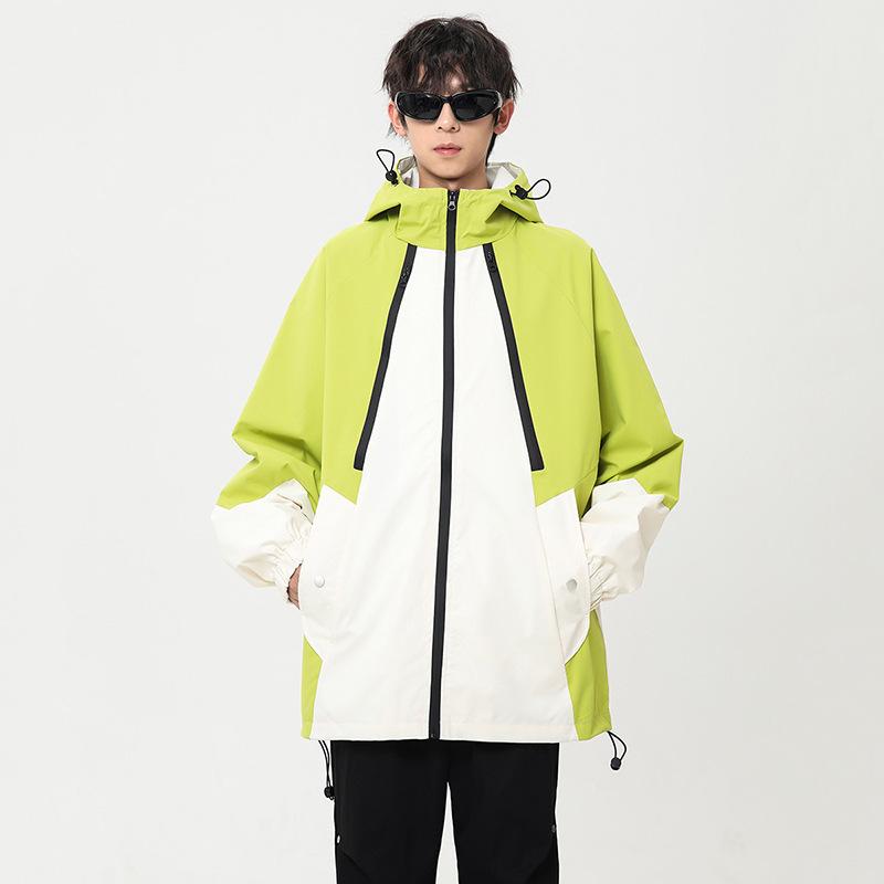 Autumn and Winter New Casual Trend Fashion Jacket Couple Coat Hooded Non-removable Hooded Jacket