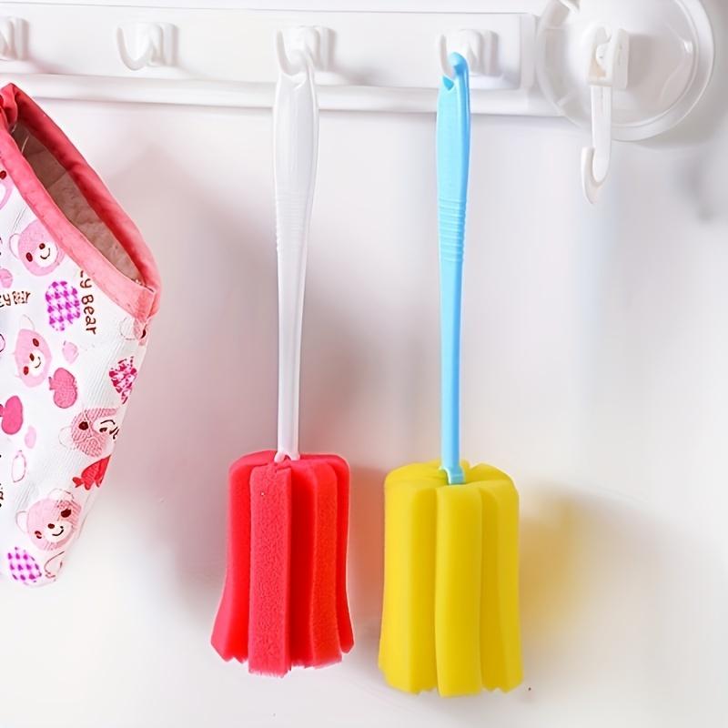 Multi-Purpose Kitchen Cleaning Sponge Brush for Wine Glasses, Bottles, Coffee & Tea Cups