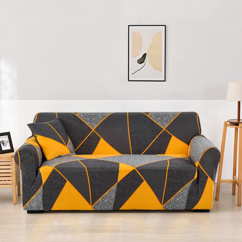 Sofa Cover Geometric Couch Cover Pets Corner L Shaped Chaise Longue Sofa Slipcover 1Pc