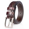 Personalized Men's Leather Belt for Jeans – Customized Carving Cowhide Belt Fashion Accessory