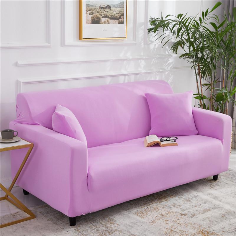 Elastic Solid Color Sofa Covers for Living Room Spandex All-inclusive Couch Cover Sectional Sofa Cover Stretch Furniture Protect