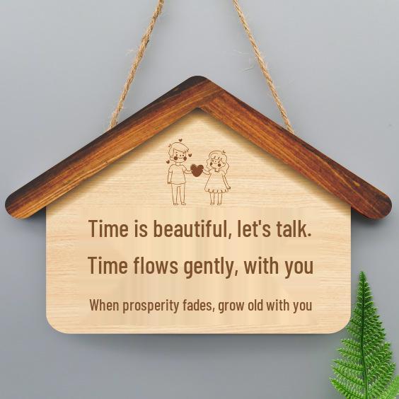 Creative Welcome Home Hanging Sign for Entryway