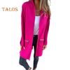 Women Jacket Windbreaker Style Hooded Drawstring Waist Zippered Pockets Solid Color Zip-up Thermal Long-Sleeved Biking Hiking Workout Spring Fall