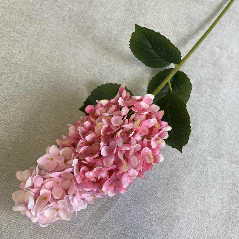 Faux Hydrangea Floral Arrangement 82in Silk Stems For Event Backdrop And Bridal Bouquet