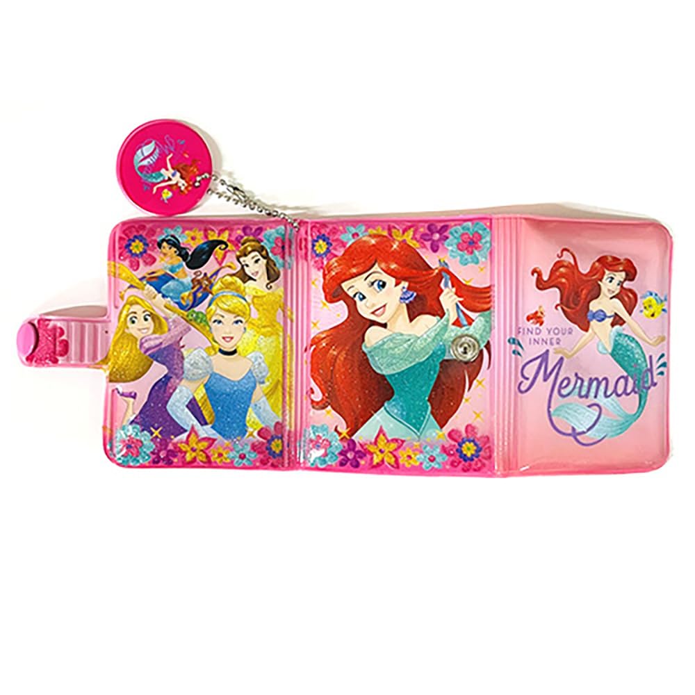 Colors Princess Vertical Vinyl Wallet Ariel 2-Sided PCNG-0092