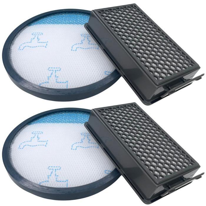 Replacement Filter ZR78000 [Lot 4] Compatible Rowenta Compact Power XXL/Power Cyclonic XXL/Moulinex Compact Power Cyclonic/Tefal