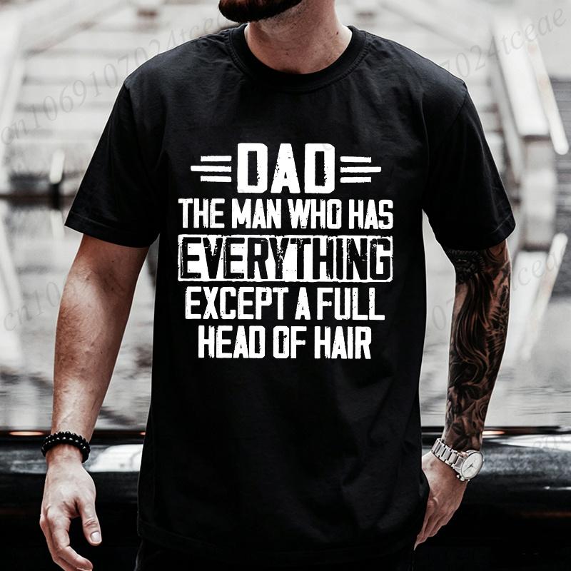 Men Funny Dad T Shirt T-Shirts Clothing Casual Short Sleeve Graphic Printed Tees Fashion Hip Hop Streetwear Father Gift Tops
