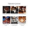 Bottomless Coffee Filter, Single-Layer 58mm Coffee Portafilter, Corrosion-Resistant, Widely Compatible for Home Use (C1 Type, Beech Wood)