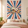 Cuphead Wandteppich hohe Qualität zur Dekoration von Wohnzimmer Schlafzimmer Studentenwohnheim Wänden ideal als Schlafzimmer Wandkunst oder Weihnachtsgeschenk