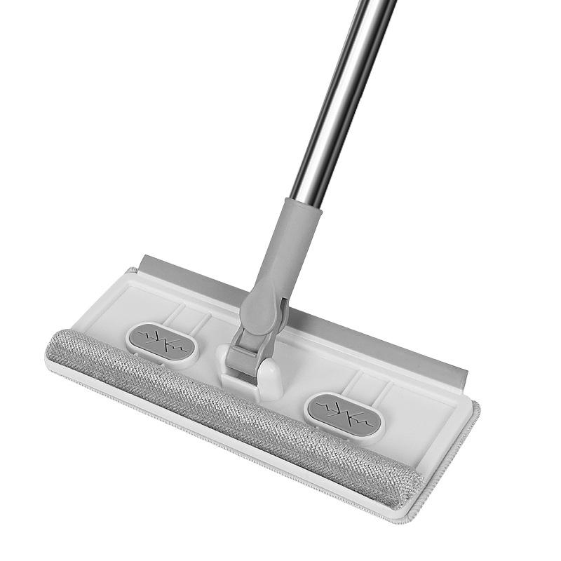 Double-Sided Telescopic Window Cleaning Squeegee & Mop