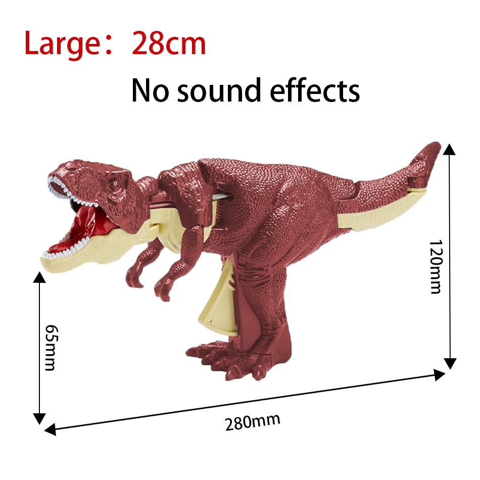 Swinging Dinosaur T-rex Toy Creative Telescopic Spring Dino Fidget Christmas Gifts Children Decompression for Kids Battery-free