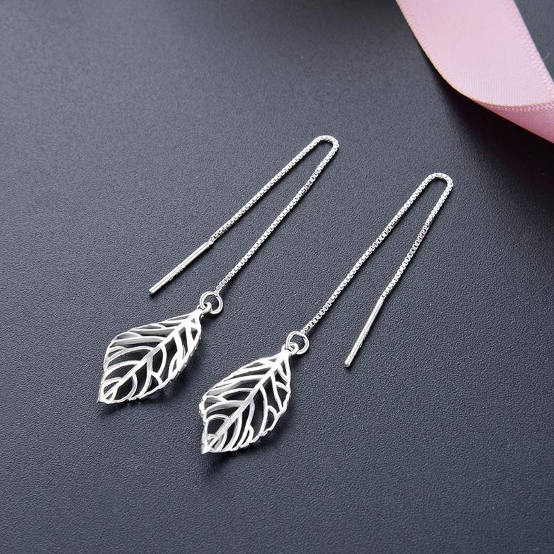 Lindon 925 sterling silver örhängen Drop örhängen för kvinnor Bröllopsfest presenter