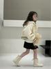 2025 Girls' Korean Hooded Lambswool Baseball Jacket: Stylish Academy Style for Autumn/Winter