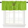 Funny Christmas Curtains, Short Curtains, Kitchen, Living Room, Bedroom Curtains, Head Curtains, Half Curtains