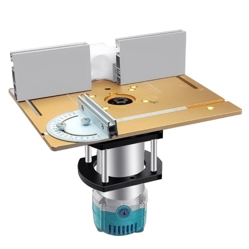 Precise Machined Woodworking Routers Lift Base 64-65mm Clamping Diameter AntiRust Lifting Platform For Trim Routers