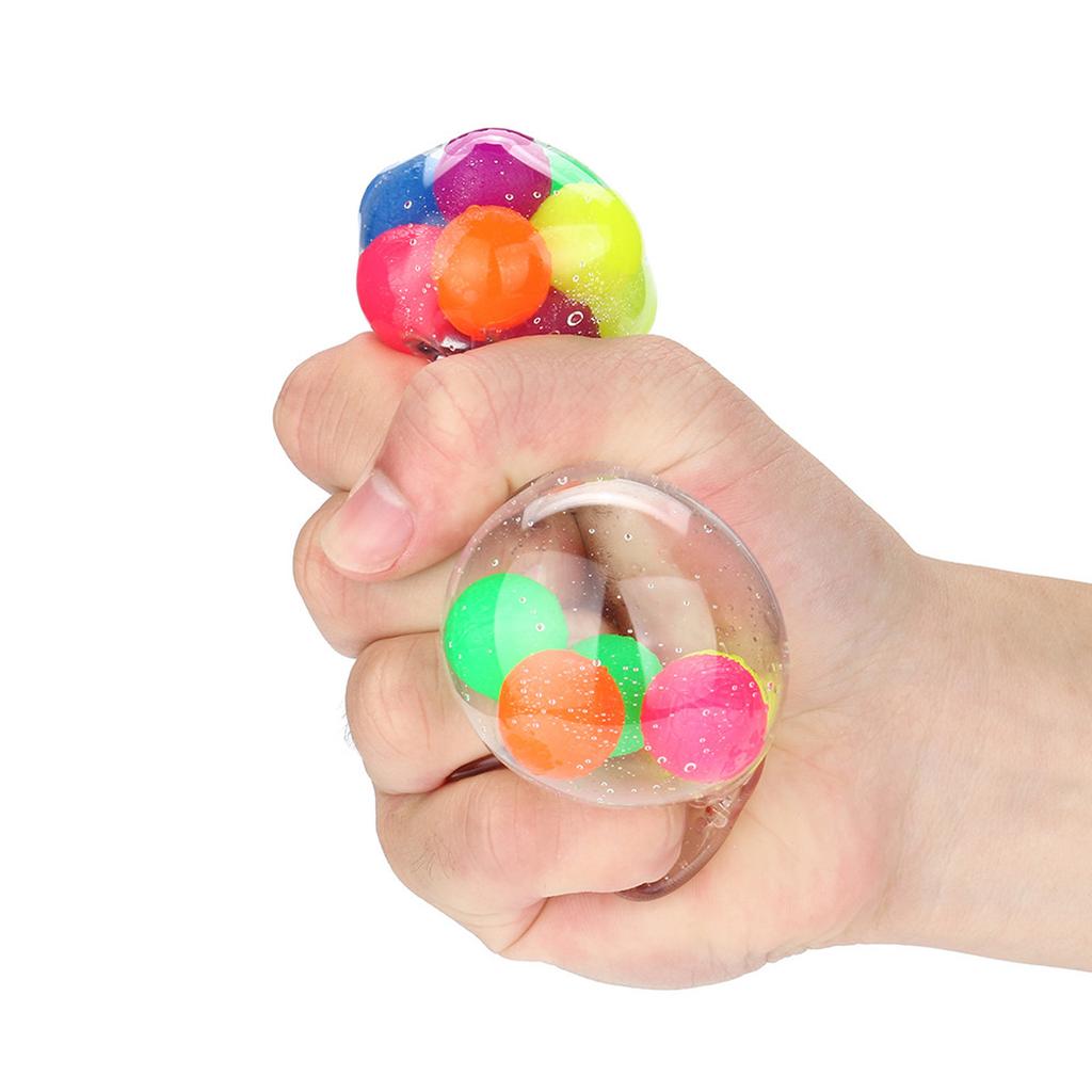 60ML Color Sensory Toy Stress Ball Pressure Ball Stress Reliever Toy 2PCS