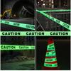 Halloween Luminous Warning Tape 3M Glow in Dark Party DIY Decoration for Haunted House Garden Yard Indoor Outdoor Stage Use