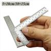 Measuring Tool Metal Ruler Double-Sided Mini Ruler L Square Ruler  Metal Materials