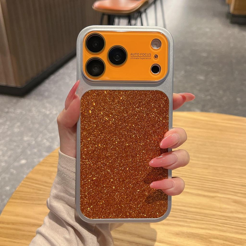 Korean Glitter iPhone 17 Pro Max Case: Full Coverage & Large Window