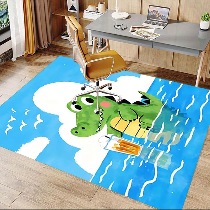 1PC Alligator Drink Anti-slip Carpet, Suitable for Office, Bedroomand Playrooms. It Can Also Be Used As a Sofa Footrest cover-W15