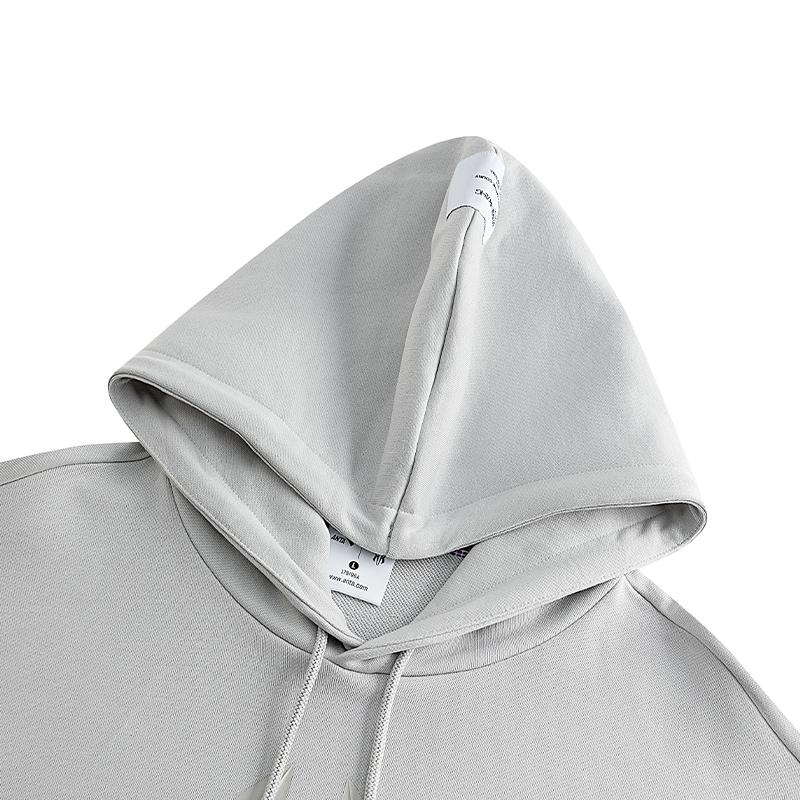 Anta Kyrie Series Casual Fashion Loose Hooded Sweatshirt Unisex Sweatshirt Pink Gray 172531702R-1