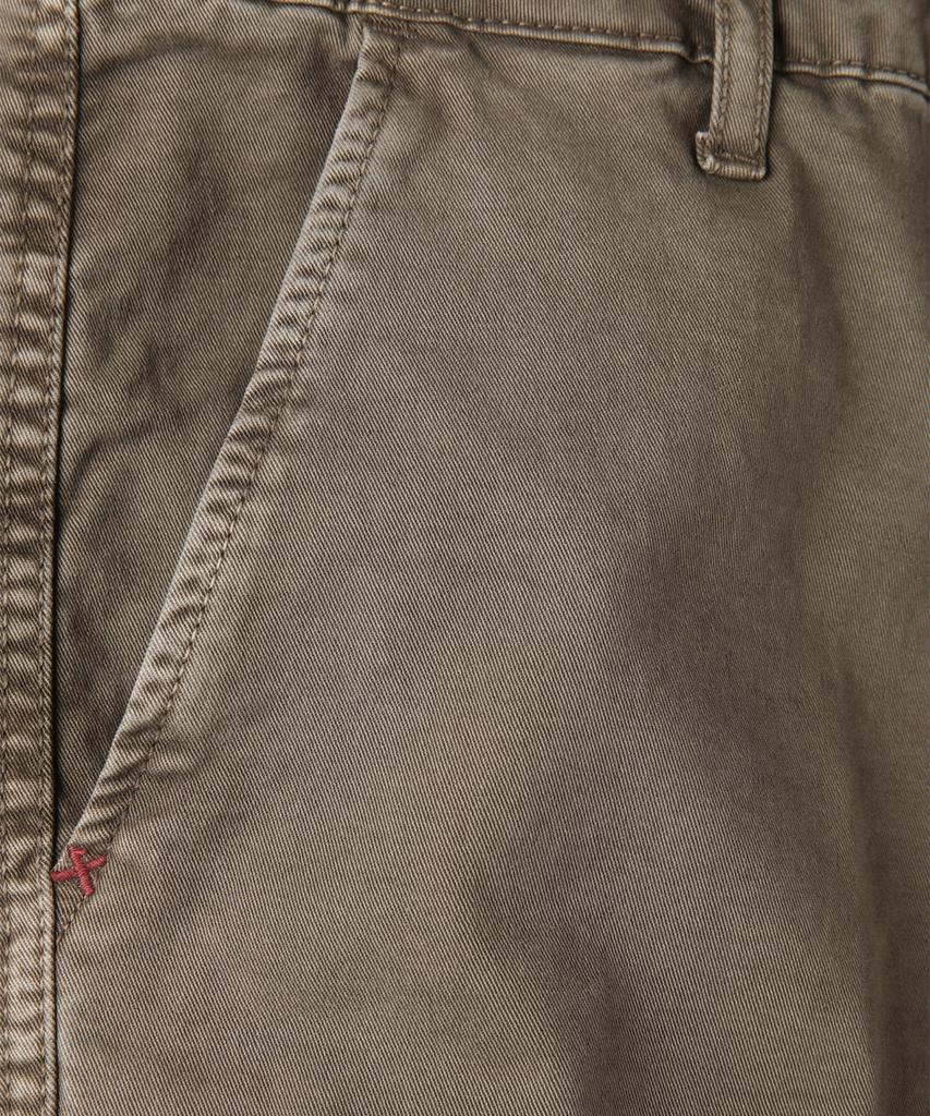 PANICALE Brown Garment-Dyed Cotton Cargo Pants