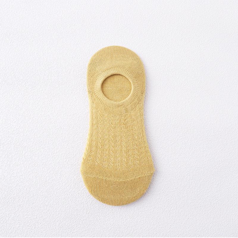 Women's Low-Cut Mesh Non-Slip Invisible Socks - Spring/Summer Lightweight Boat Socks