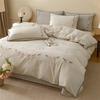 Light Luxury High-End Bed, Cotton Cotton And Linen Embroidered Quilt Cover, Pure Cotton Quilt Cover, Bed Sheet, Mattress, Bedding 4