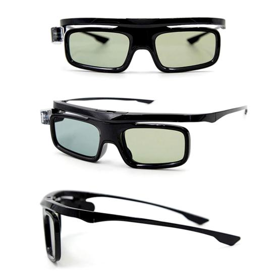 GL1800 3D Glasses Lightweight High-definition Image PC Black Active Shutter 3D Eyeglasses for DLP LINK 3D Projectors/TVs