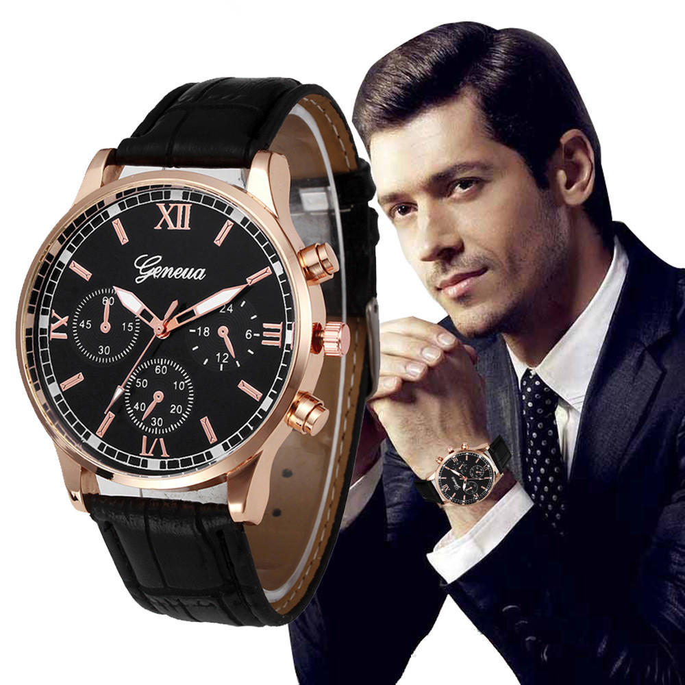 Men's Watches Relogio Masculino Erkek Kol Saati Reloj Hombre Elegant Fashion Man Watch Luxury Geneva Men Clock Montre Homme