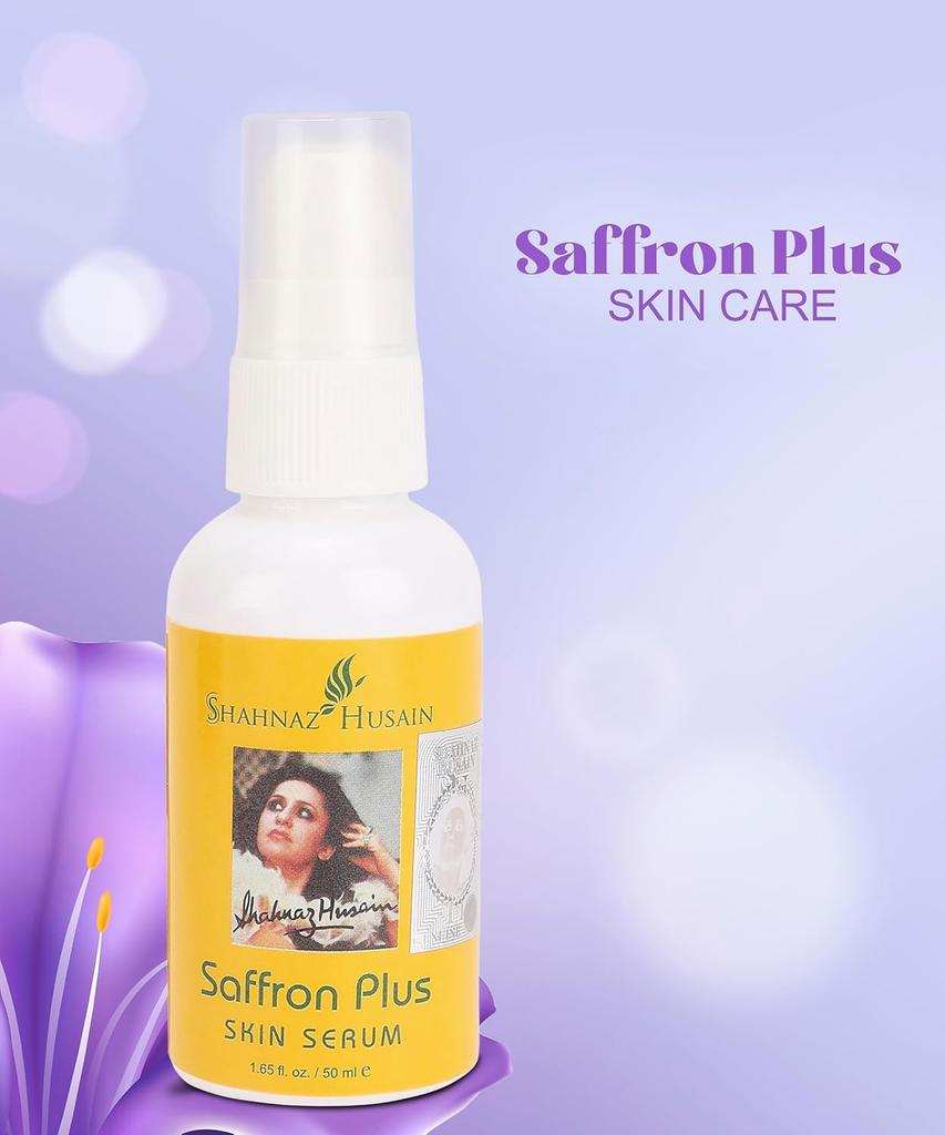 Shahnaz Husain 's Vedic Solutions Saffron Skin Serum Cream 50 G Pack of 1 Brightening Face Serum Glow Niacinamide